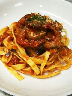 なすとベーコンのトマトソースパスタ-レシピのメイン写真