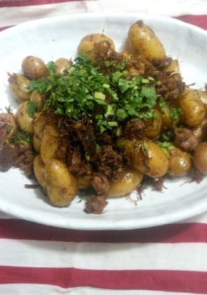 新じゃがとコーンビーフ炒め-レシピのメイン写真