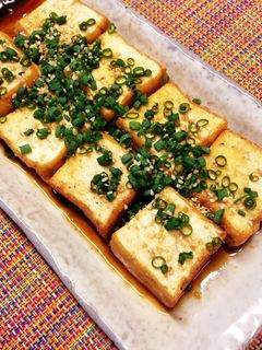 焼くだけ!マヨ焼き厚揚げ☆ポン酢で♪-レシピのメイン写真