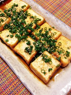 焼くだけ!マヨ焼き厚揚げ☆ポン酢で♪-レシピのメイン写真