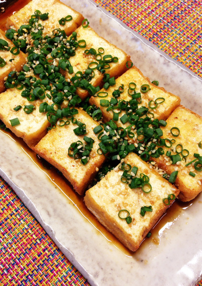焼くだけ！マヨ焼き厚揚げ☆ポン酢で♪-レシピのメイン写真