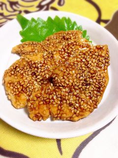 ささみの胡麻照り焼き♪お弁当に♪-レシピのメイン写真