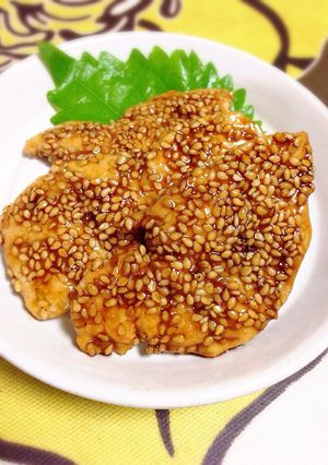 ささみの胡麻照り焼き♪お弁当に♪-レシピのメイン写真