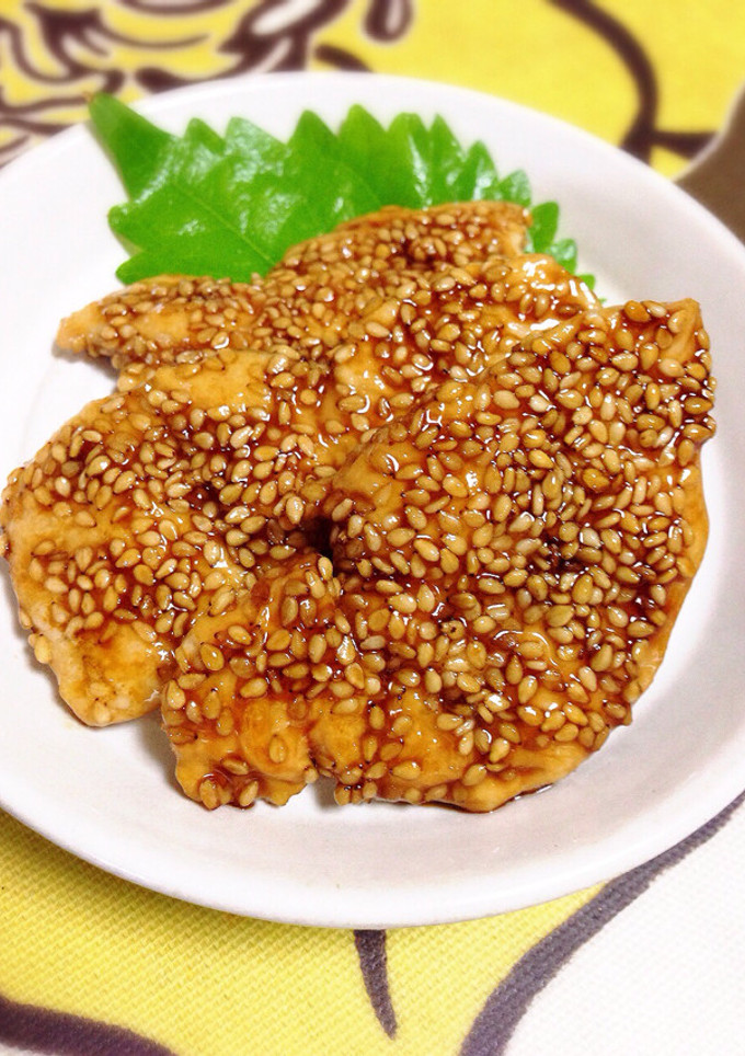 ささみの胡麻照り焼き♪お弁当に♪-レシピのメイン写真