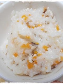 離乳食完了期 鶏ささみの炊き込みかゆ-レシピのメイン写真