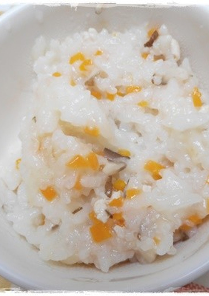 離乳食完了期　鶏ささみの炊き込みかゆ-レシピのメイン写真