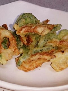 ゴーヤとちくわのふっくらかき揚げ-レシピのメイン写真