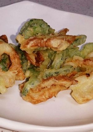 ゴーヤとちくわのふっくらかき揚げ-レシピのメイン写真