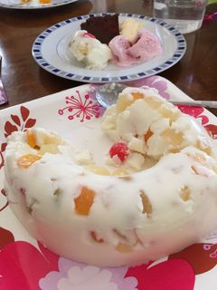 フルーツたっぷりヨーグルトゼリー-レシピのメイン写真