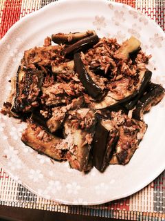 簡単!ナスとツナの炒め物-レシピのメイン写真