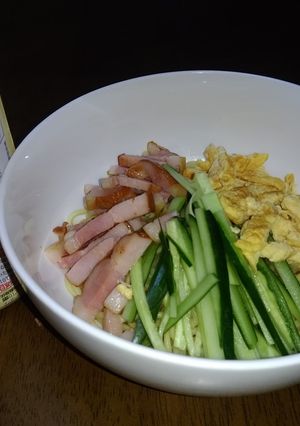 簡単！レンジで冷やし中華（冷麺）-レシピのメイン写真