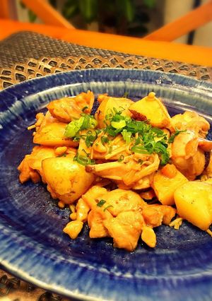 鶏肉とキノコのにんにくバター醤油-レシピのメイン写真