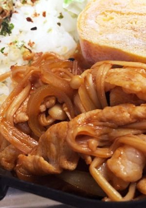 豚肉のケチャップ醤油炒め【朝食・弁当】-レシピのメイン写真