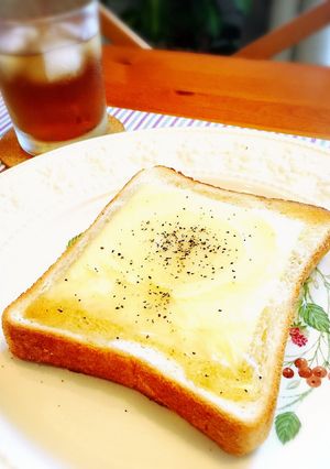 甘しょっぱい♡ハニーチーズトースト-レシピのメイン写真
