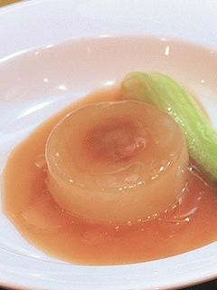 大根の干し貝柱詰めオイスターソース-レシピのメイン写真