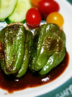 わが家の肉詰めピーマン-レシピのメイン写真