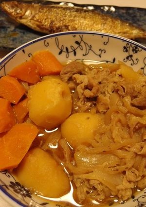 発想の転換で！　合体！生姜焼き味肉じゃが-レシピのメイン写真