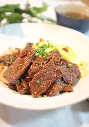 焼肉のっけ！ガーリックライス♪-レシピのメイン写真