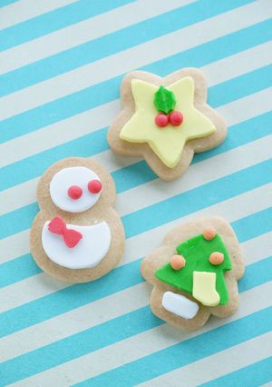 ツリー・雪だるま・スターのデコクッキー-レシピのメイン写真