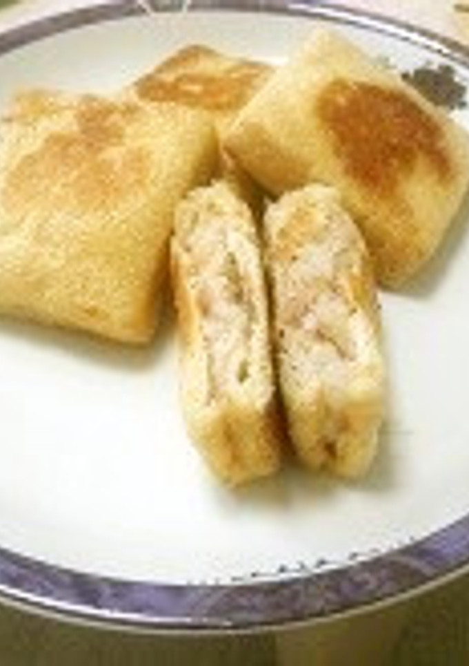 ツナマヨぺたんこ焼き稲荷-レシピのメイン写真