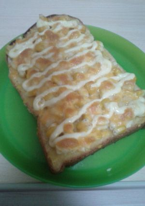 食パンで☆コーンピザ☆-レシピのメイン写真