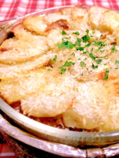 簡単☆じゃがいもとひき肉の重ね焼き-レシピのメイン写真