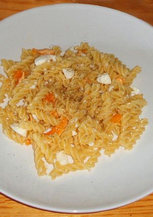 茹でて混ぜるだけ！簡単たまごパスタ-レシピのメイン写真
