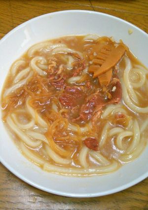 超手抜き！豚骨醤油冷しうどん-レシピのメイン写真
