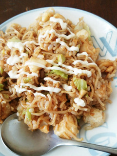 はんぺんでそば飯 節約 ランチ ずぼら飯-レシピのメイン写真