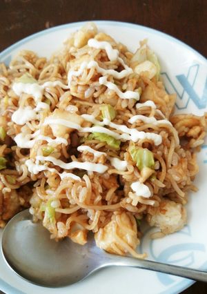 はんぺんでそば飯 節約 ランチ ずぼら飯-レシピのメイン写真