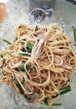 ランチに☆和えるだけ簡単ゆかりツナパスタ-レシピのメイン写真