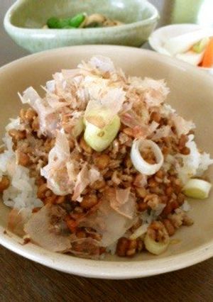 ひき肉納豆ごはん-レシピのメイン写真