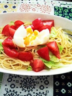 超ズボラなカルボナーラ風パスタ-レシピのメイン写真