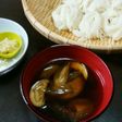茄子とミョウガ入り麺つゆ