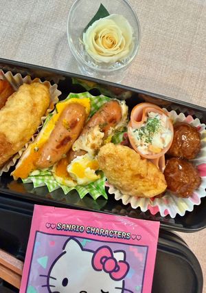 簡単お弁当の彩り♪コールスローのサラダハム巻き🥗-レシピのメイン写真