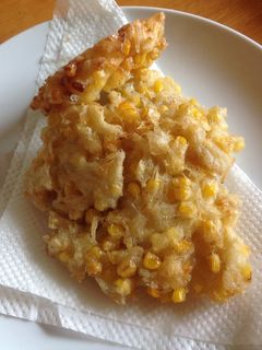 甘いトウモロコシのかき揚げ-レシピのメイン写真