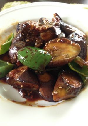 ナスとピーマンの甜麺醤炒め-レシピのメイン写真