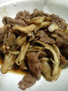 簡単☆牛肉と舞茸のオイスターソース炒め-レシピのメイン写真