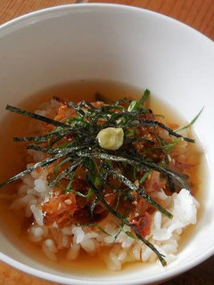 旨味ふっくらサバ節昆布 お茶漬 夏版-レシピのメイン写真