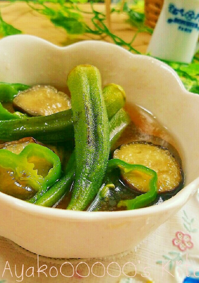 簡単美味♪夏野菜の洋風焼き浸し-レシピのメイン写真