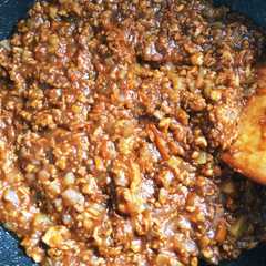 รูปของ ほとんど肉を使わないキーマカレー♫