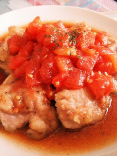 さっぱり冷しトマトの香味チキン-レシピのメイン写真