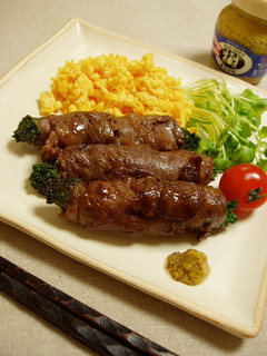 菜の花✿牛肉巻き-レシピのメイン写真