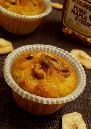 しっとりミルキー＊バナナカップケーキ-レシピのメイン写真