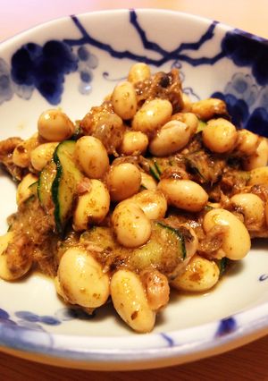 5分で1品！大豆とツナの岩のり和え-レシピのメイン写真