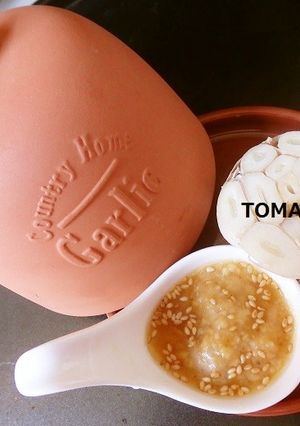 ガーリックロースターでごま味噌にんにく♪-レシピのメイン写真
