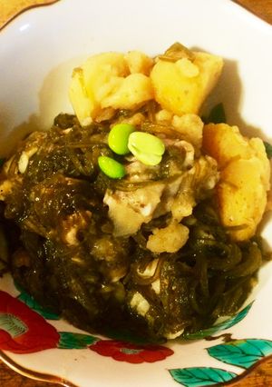 茅乃舎だしで 柔らか昆布とじゃが豚煮-レシピのメイン写真