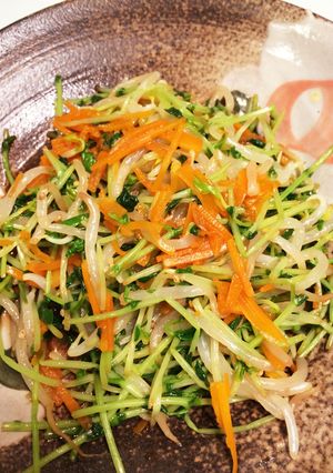 葉酸摂りましょう！豆苗ともやしのナムル-レシピのメイン写真