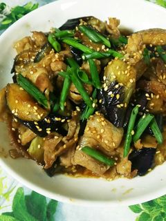 簡単!茄子と豚バラ肉の炒め物-レシピのメイン写真