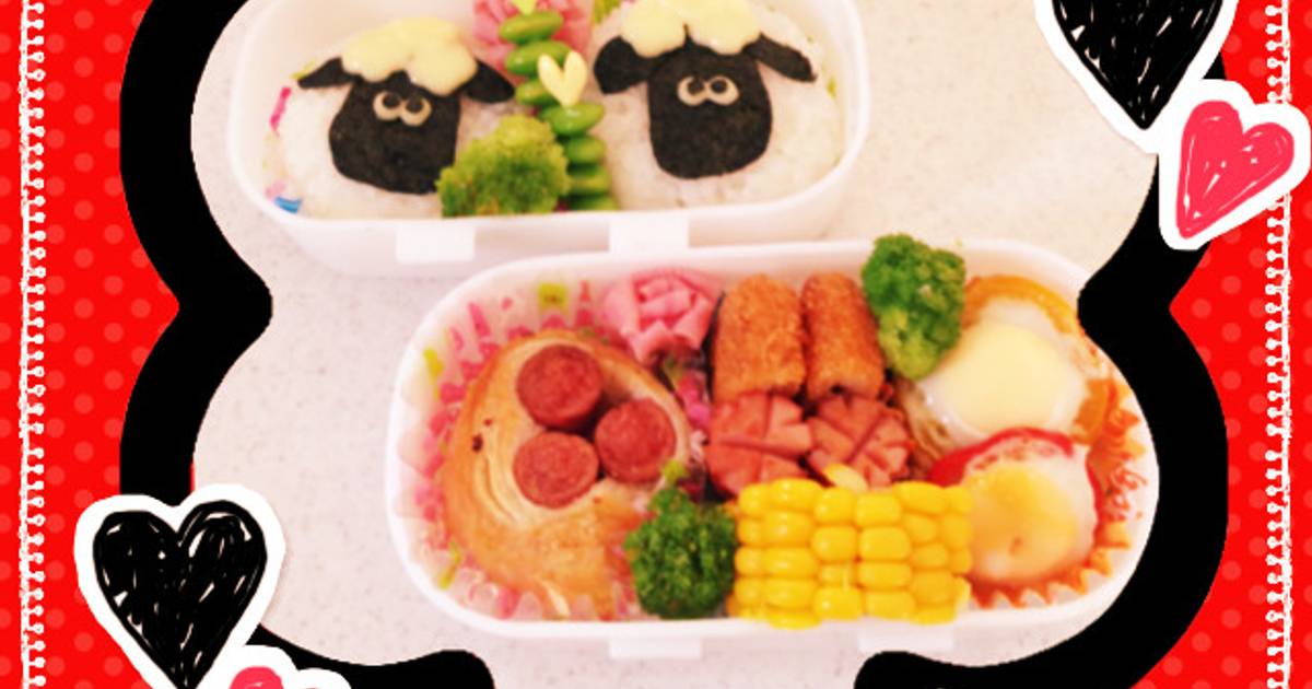 基本からアレンジまで!思わずつくりたくなる「キャラ弁ひつじのショーンおむすび」のレシピ集 | クックパッド